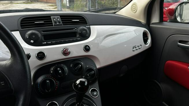 Fiat 500 1.4 Automat 100KM Klima Czerwone wnętrze + dach Alu 15