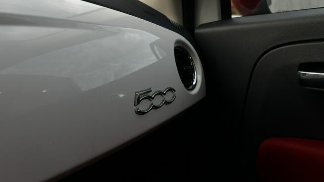 Fiat 500 1.4 Automat 100KM Klima Czerwone wnętrze + dach Alu 15