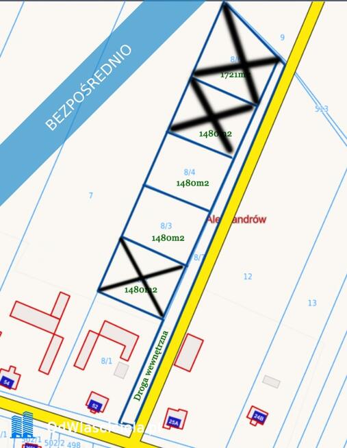 DZIAŁKI NA SPRZEDAŻ – Aleksandrów, gm. Jakubów (pow. miński)