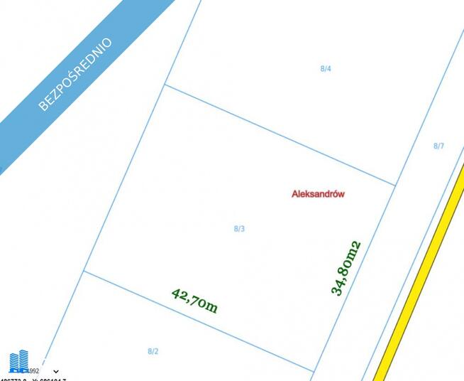 DZIAŁKI NA SPRZEDAŻ – Aleksandrów, gm. Jakubów (pow. miński)