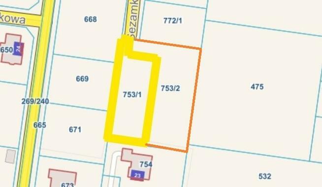 Działka budowlana Mierzyn gm. Dobra (Szczecińska)