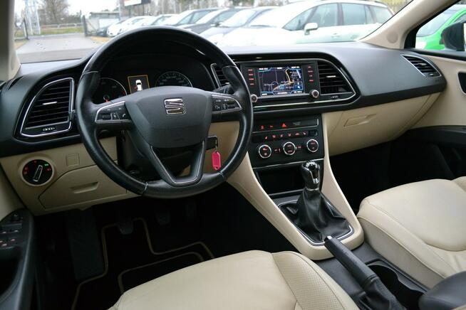 Seat Leon full LED*Skórzana Tapicerka*Alufelgi*Podgrz. Fotele*Nawigacja.Zarej