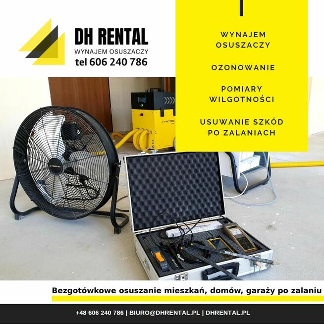 Wynajem osuszaczy Wrocław