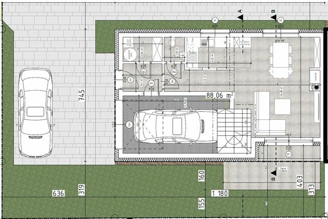 Dom w zabudowie bliźniaczej Rydułtowy Centrum