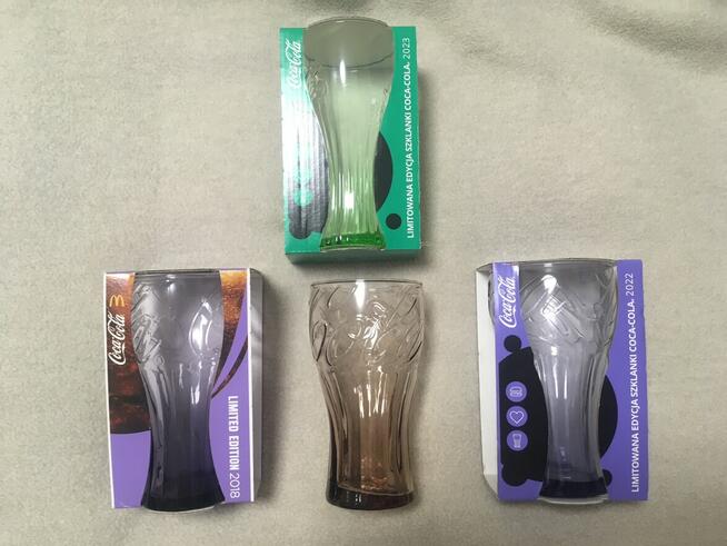 NOWE szklanki szklanka Coca - Cola