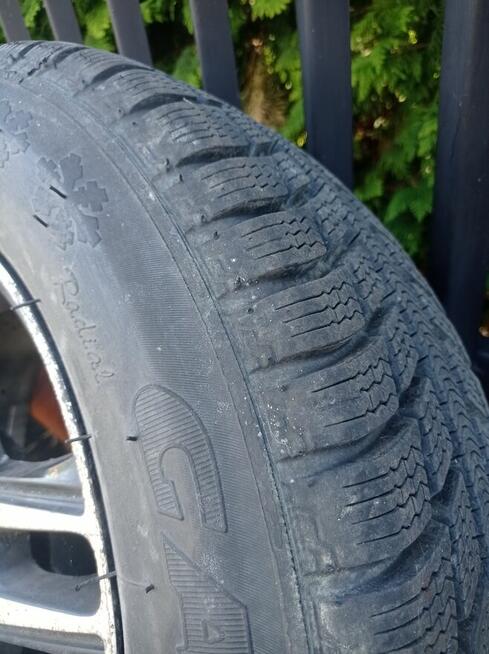 Koła komplet felg aluminiowych 5x112 15 z oponami zimowymi