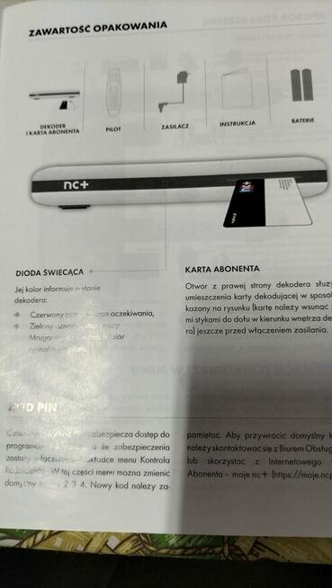 Dekoder cyfrowy Nc-Box Canal+na własność