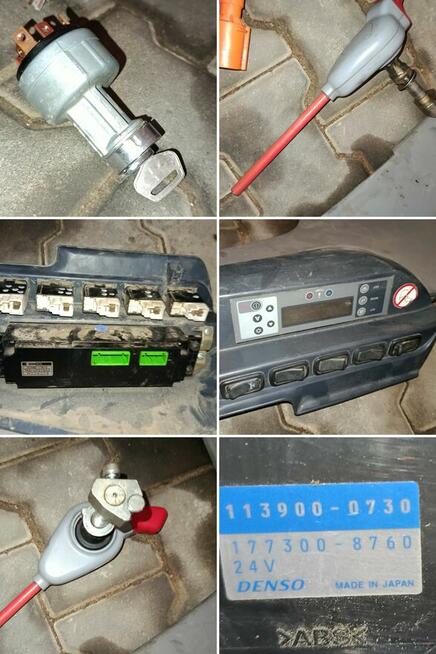 Komatsu PC 210, PC240 PC 130, wyposażenie Kabiny