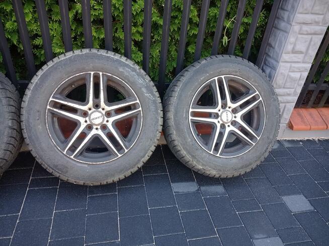 Koła komplet felg aluminiowych 5x112 15 z oponami zimowymi
