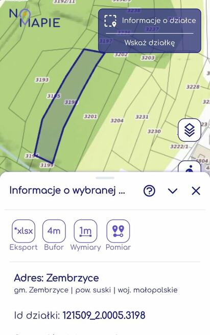 Dzialka 17ar nad Jeziorem Mucharskim