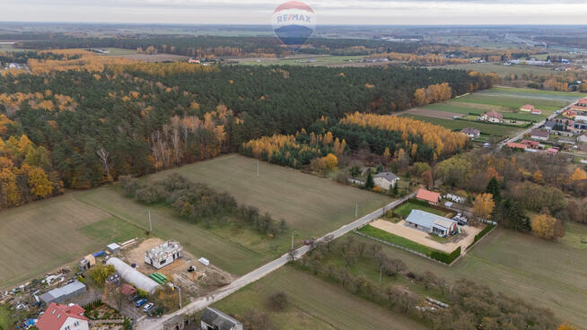 Działka pod lasem Załuski