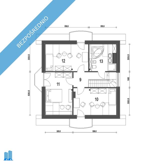 Nowy dom na sprzedaż przy stacji kolejowej i stawach w najlepszej dzielnicy miasta