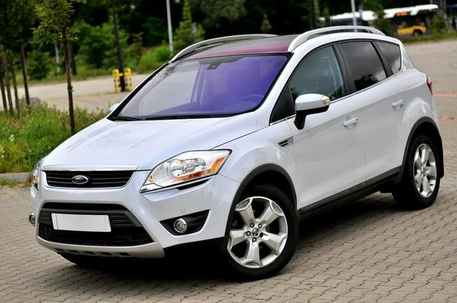 Ford Kuga Biała Perła 2,0TDCi Panorama Duża Navi Skóra Grzana Full Opcja