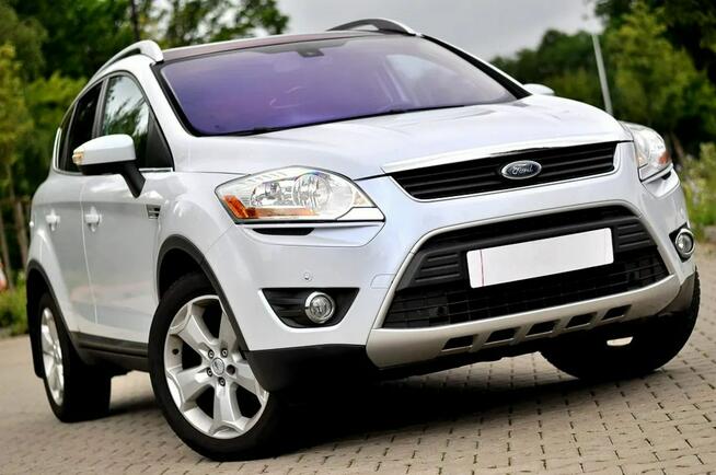 Ford Kuga Biała Perła 2,0TDCi Panorama Duża Navi Skóra Grzana Full Opcja