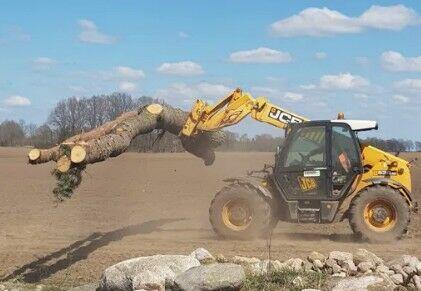 Usługi koparką i ładowarką JCB