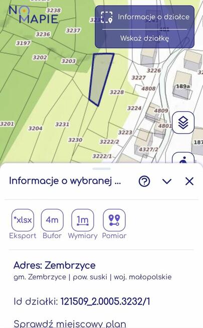 Działka budowlana nad Jeziorem Mucharskim