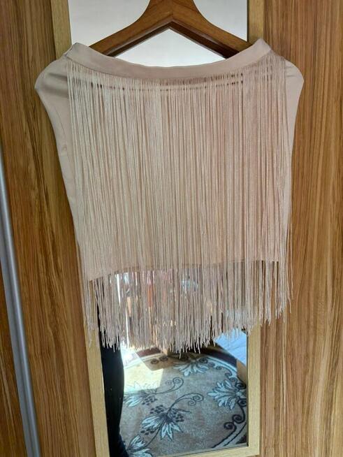 Bershka spódnica z frędzlami r M