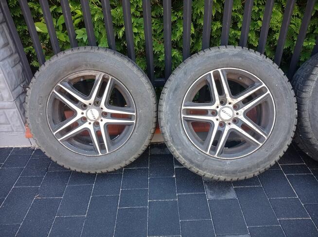 Koła komplet felg aluminiowych 5x112 15 z oponami zimowymi