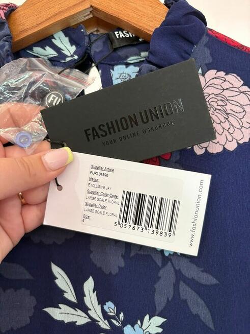 Bluzka z rękawem 3/4 Fashion Union