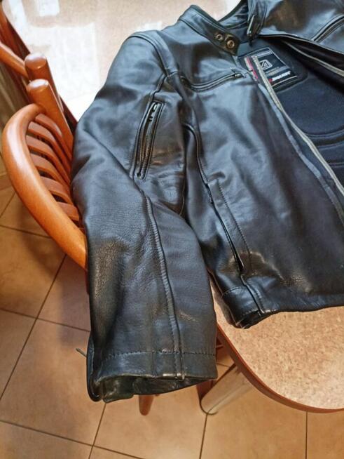 Kurtka motocyklowa skórzana męska XL