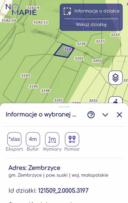 Dzialka 17ar nad Jeziorem Mucharskim
