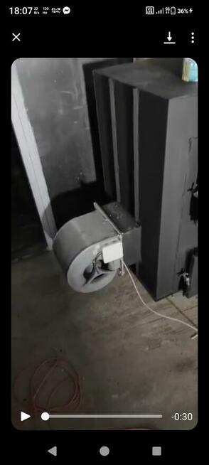 Piec nadmuchowy warsztaty duży wydajny