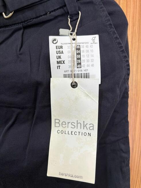 Bershka granatowe jeans r 36