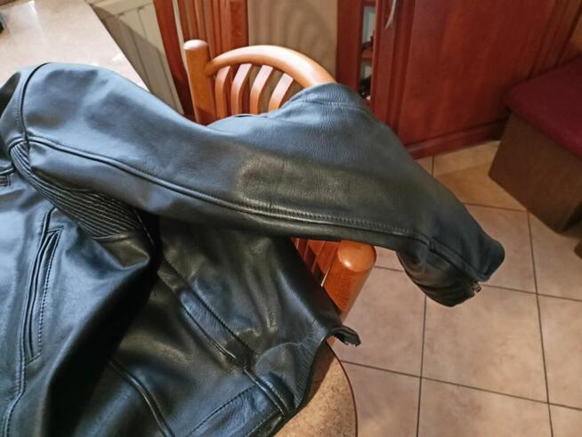 Kurtka motocyklowa skórzana męska XL