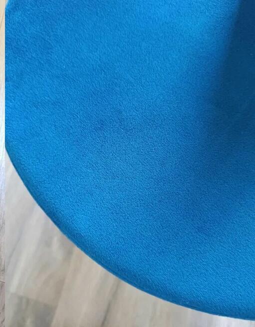 Pufa granatowo złota