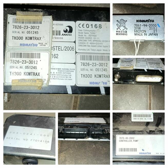 Komatsu PC 210, PC240 PC 130, wyposażenie Kabiny