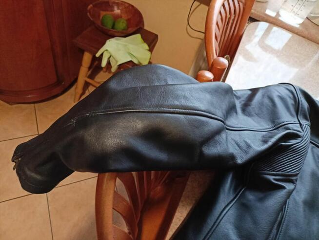 Kurtka motocyklowa skórzana męska XL