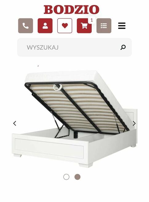 Łóżko Grenada 43 z Materacem dwustronnym bonelowym 210x167