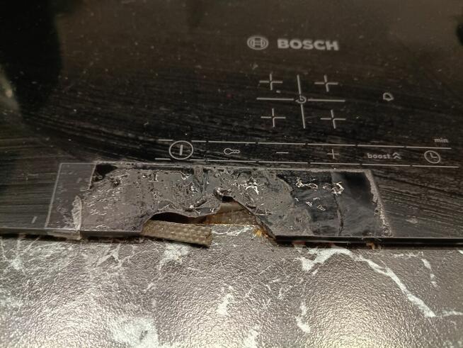 Płyta indukcyjna Bosch pęknięta, sprawna PUE611BB2E
