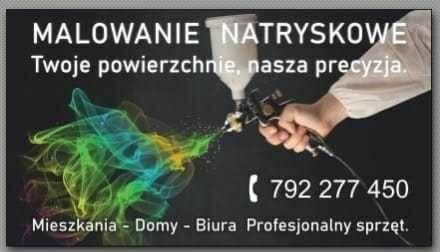 Malowanie natryskowe wnętrz / szpachlowanie