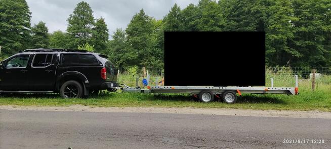 Przyczepa platforma laweta uchylna TA-NO GRAVITY M450 3T DMC