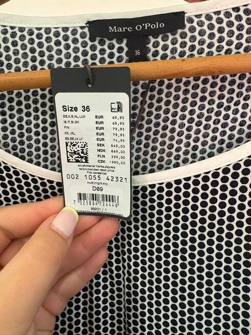 Marc OPolo bluzka w kropki r 36
