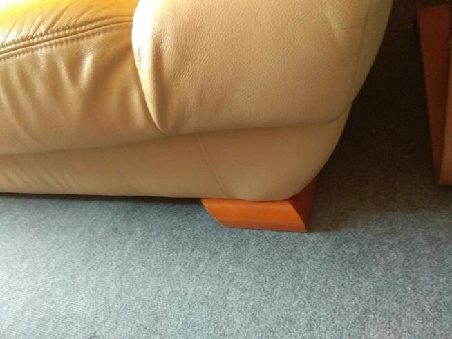 Sprzedam komplet wypoczynkowy z naturalnej skóry