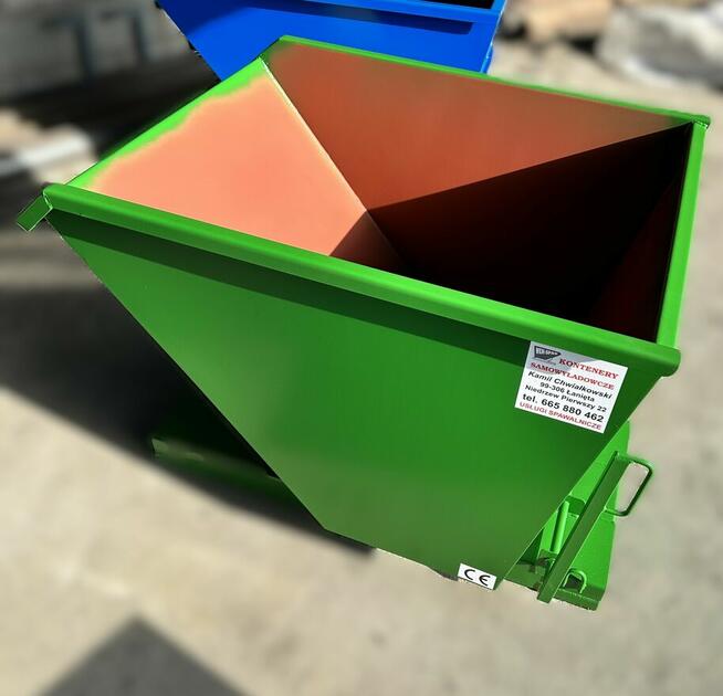 Kontener samowyładowczy, pojemnik 0,5 m3 + GWARANCJA!