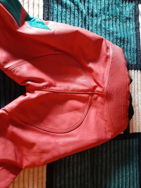 Strój komplet zestaw motocyklowy damski skóra naturalna