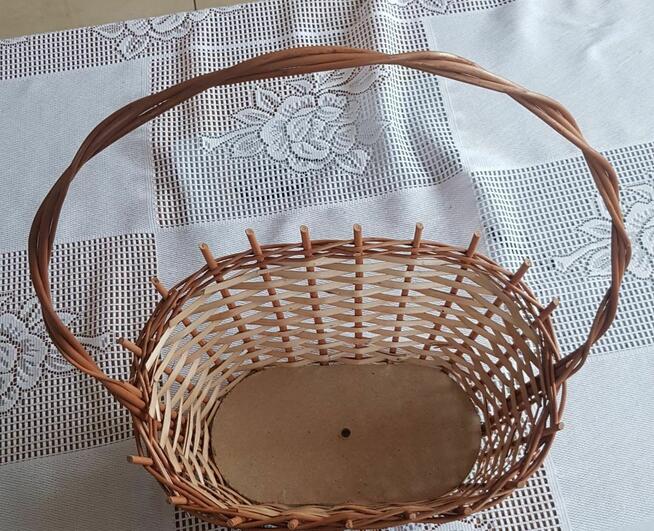 Kosz prezentowy, pusty - średni, śluby, święta, okazje itp