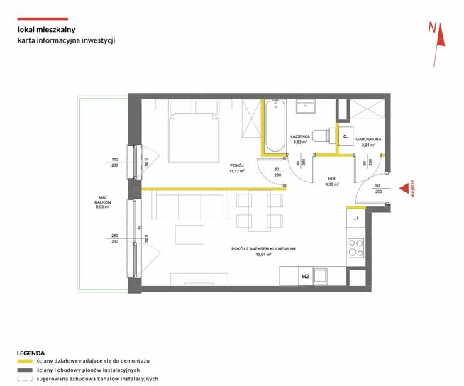 Mieszkanie Warszawa gm. Białołęka Białołęka, Kobiałka, Fajna