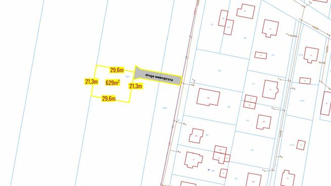 Działka budowlana Strzebiń gm. Koszęcin, Kościuszki