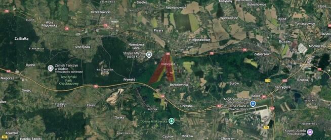 Działka budowlana Krzeszowice, Rudno