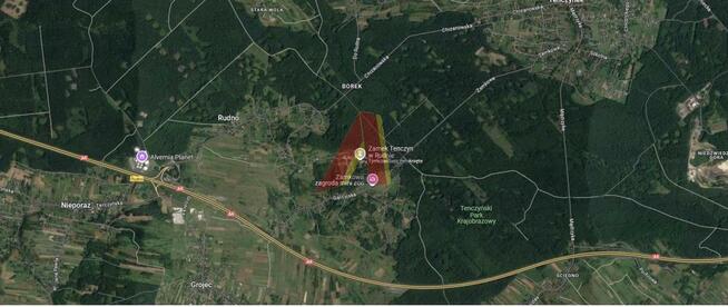 Działka budowlana Krzeszowice, Rudno