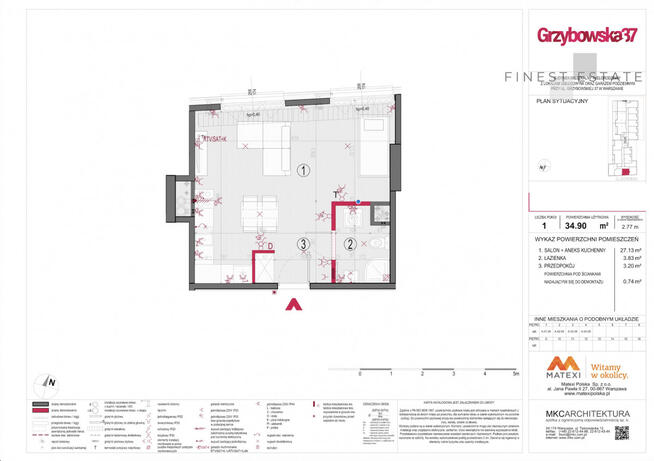 Mieszkanie Warszawa gm. Wola Wola, Grzybowska