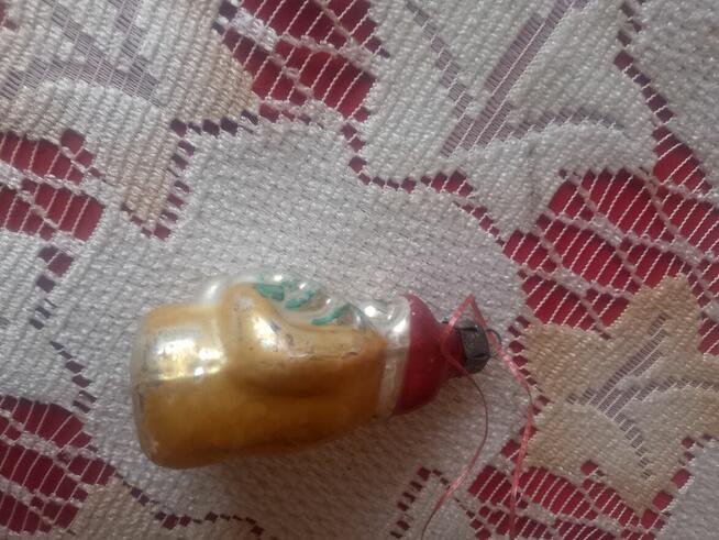 Bombki choinkowe szklane z epoki PRL-U