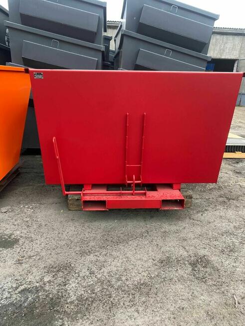 Kontener samowyładowczy 1,5 m3, mulda, koleba