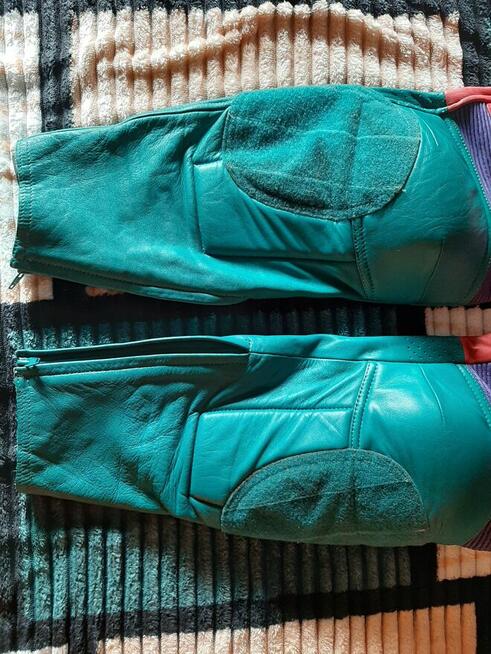 Strój komplet zestaw motocyklowy damski skóra naturalna