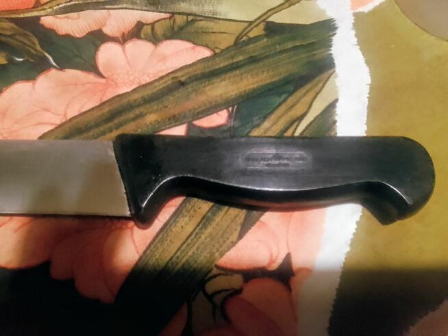 Nóż cukierniczy Gerlach z bakelitowa rączką z okresu PRL-U