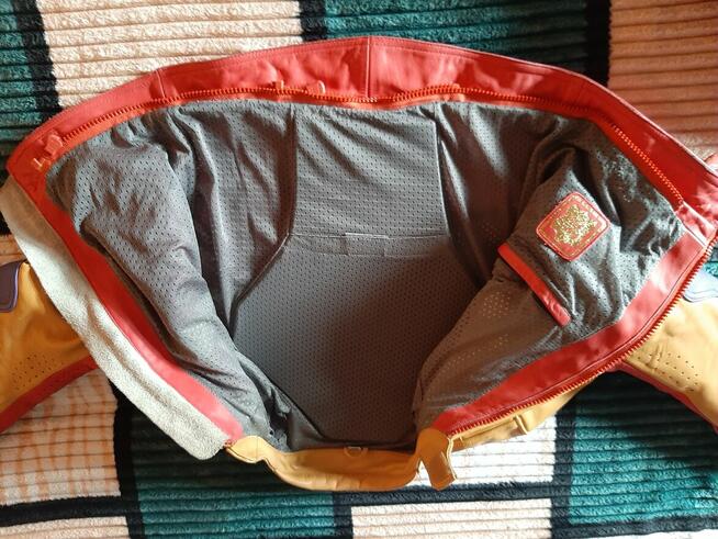 Strój komplet zestaw motocyklowy damski skóra naturalna